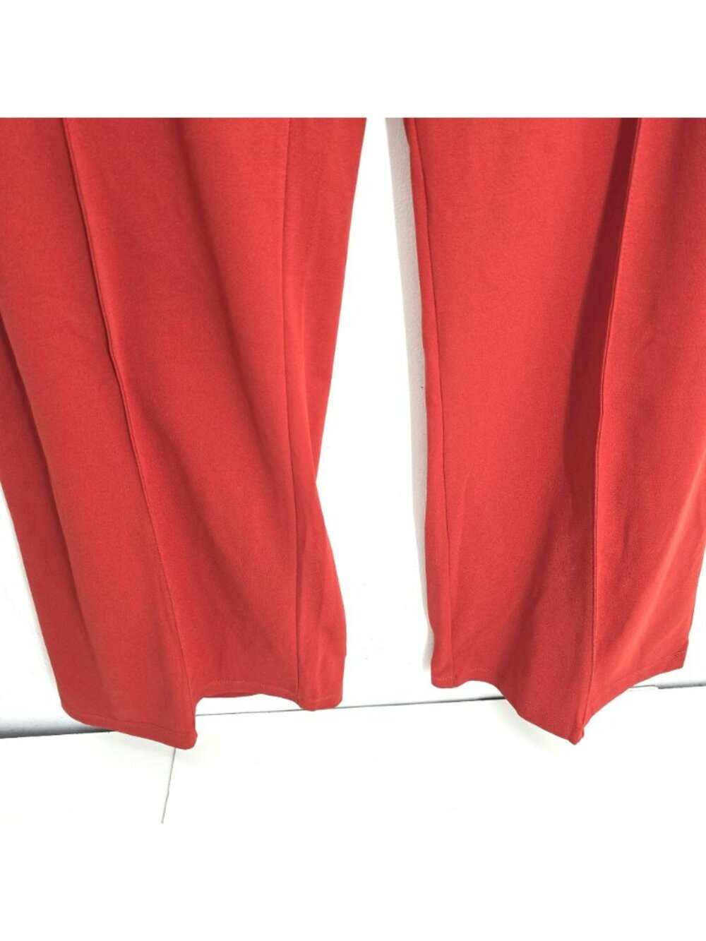 NWT Fashion Nova Heidi Red Wide Leg Trouser Pants Women Size 3X - Picture 4 of 7